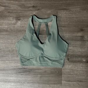 Gymshark Whitney Longline Bra - Leaf Green